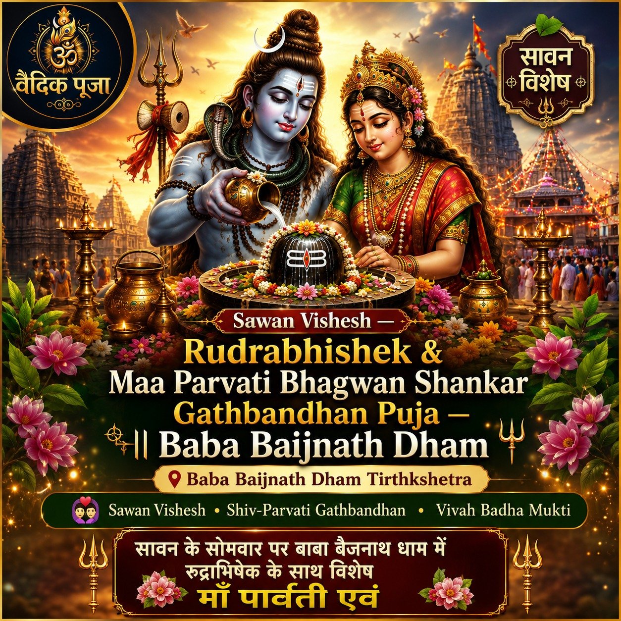 Rudrabhishek Baba Baijnath (Health+Success)