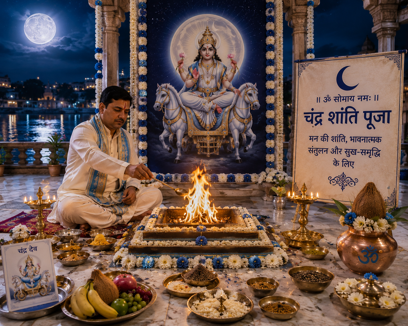 Chandra shanti puja