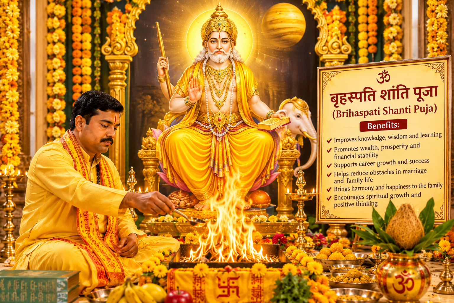 Brahaspati shanti puja