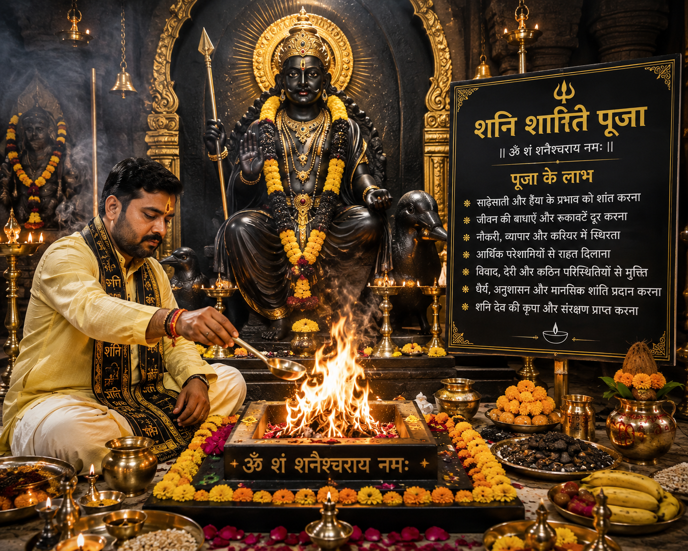 Shani shanti puja