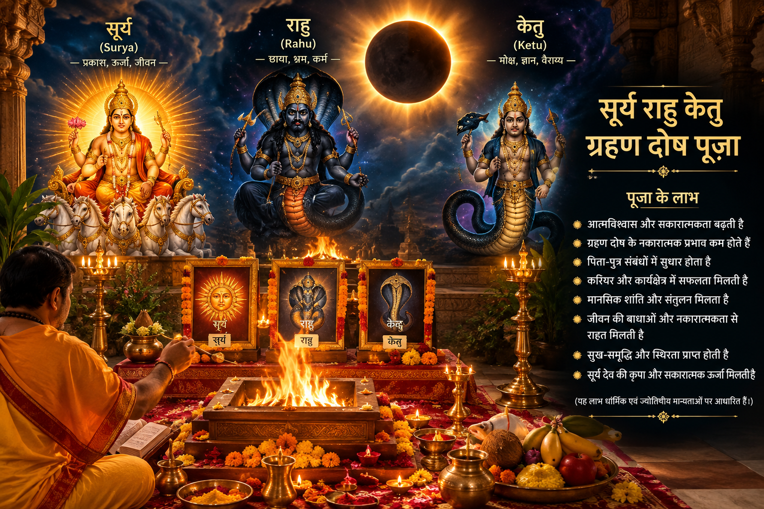Surya Rahu-Ketu Grahan Dosh Anushthan